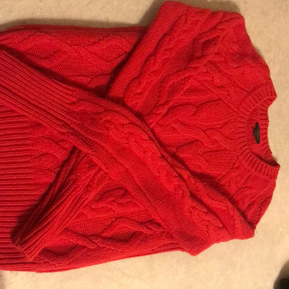 Ann Taylor Red Woolen Sweater